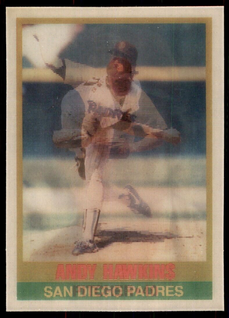 1989 SPORTFLICS ANDY HAWKINS SAN DIEGO PADRES #84