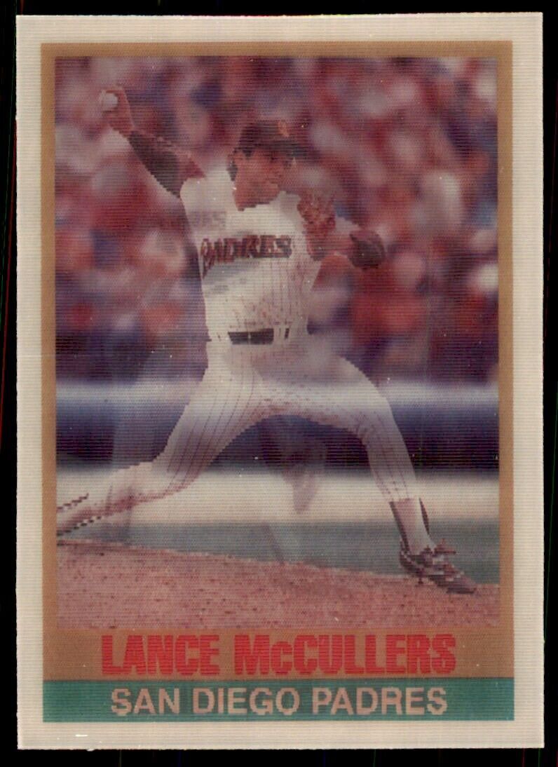 1989 SPORTFLICS. LANCE MCCULLERS. SAN DIEGO PADRES #76