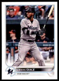 2022 TOPPS. LEWIN DIAZ MIAMI MARLINS #613