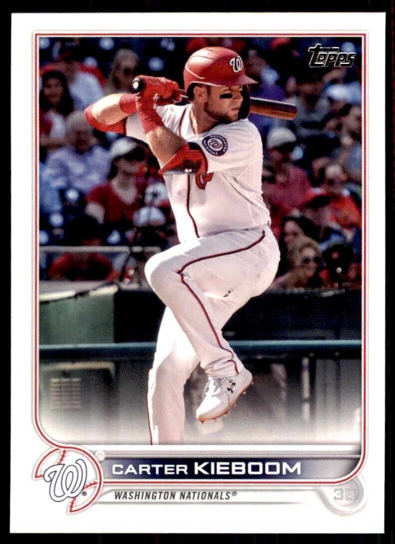 2022 TOPPS CARTER KIEBOOM WASHINGTON NATIONALS #580