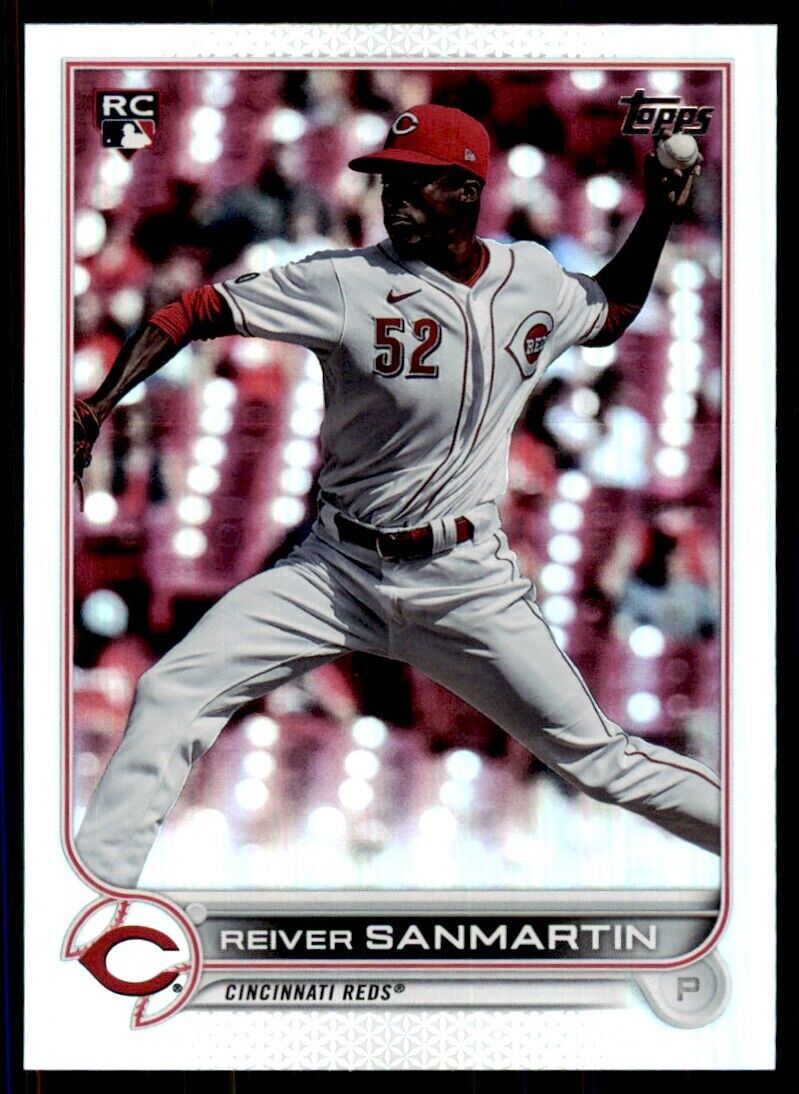 2022 TOPPS, REIVER SANMARTIN CINCINNATI REDS #619