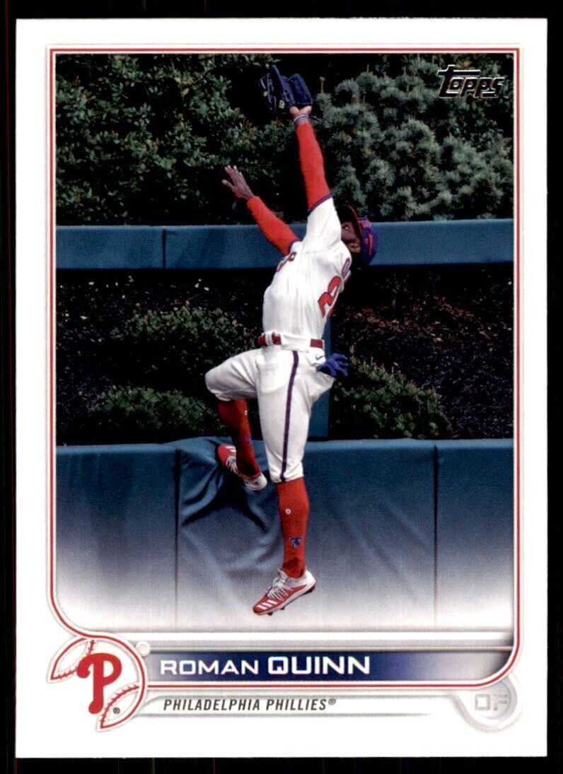 2022 TOPPS, ROMAN QUINN PHILADELPHIA PHILLIES #577