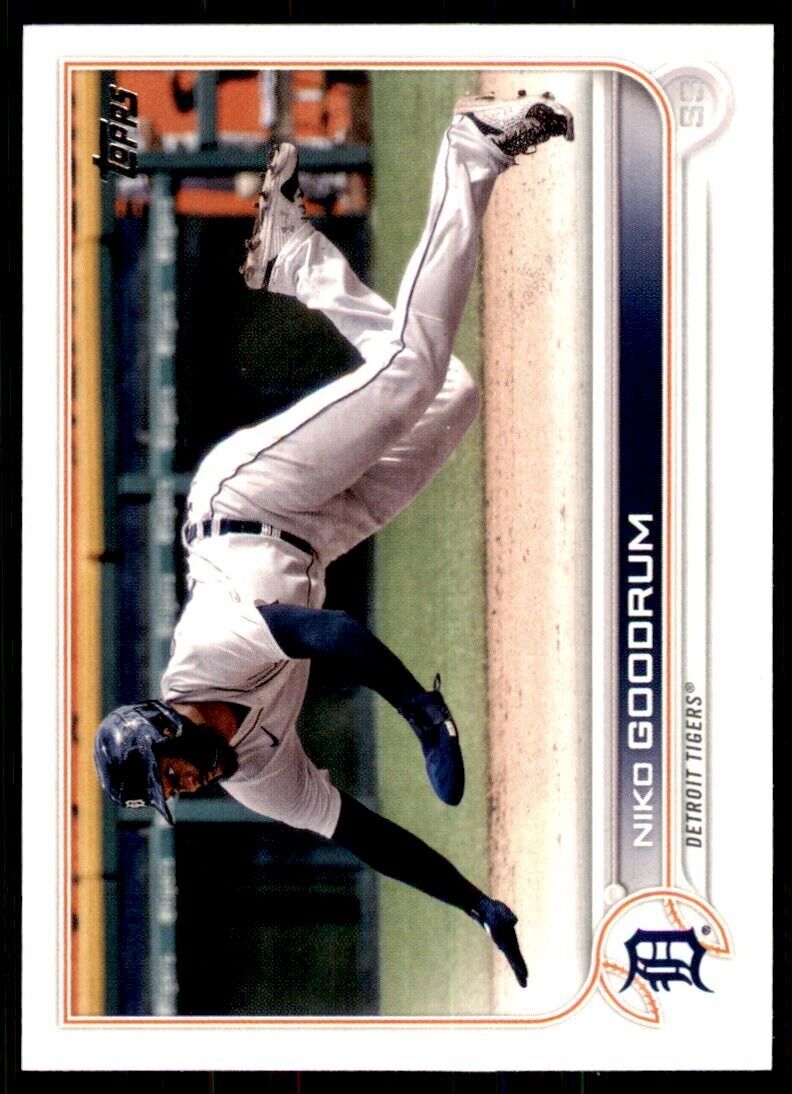 2022 TOPPS, NIKO GOODRUM DETROIT TIGERS #573