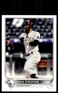 2022 TOPPS* CHRIS OWINGS COLORADO ROCKIES. #462