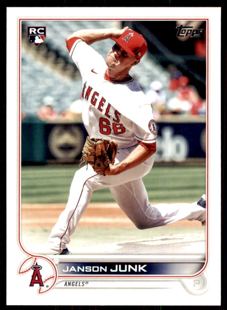 2022 TOPPS** JANSON JUNK LOS ANGELES ANGELS #594