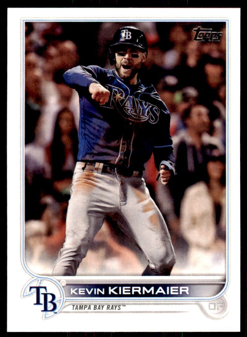2022 TOPPS** KEVIN KIERMAIER TAMPA BAY RAYS #454