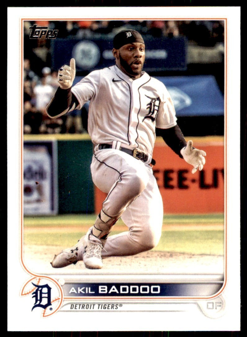 2022 TOPPS** AKIL BADDOO DETROIT TIGERS #402