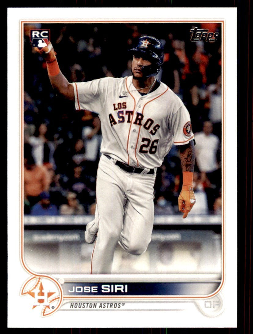 2022 TOPPS* JOSE SIRI HOUSTON ASTROS #599