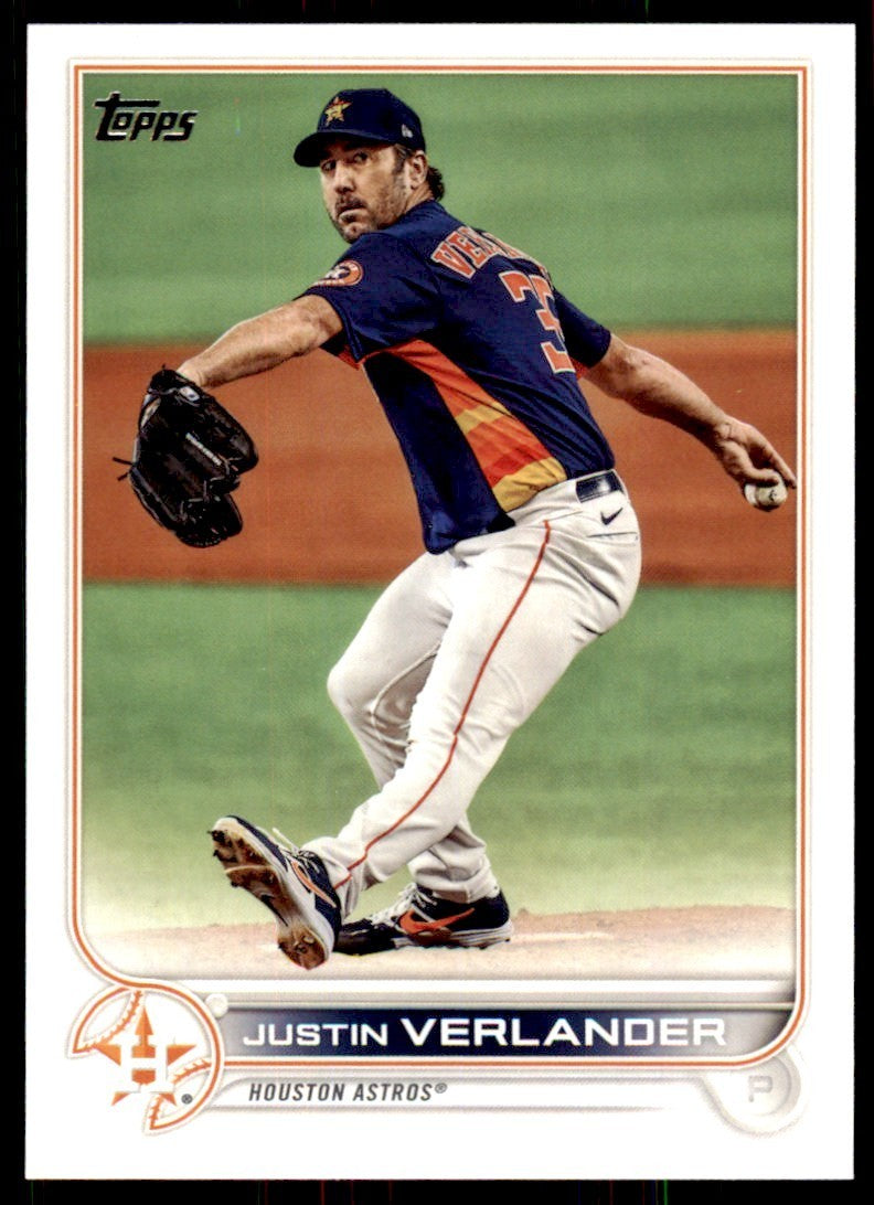 2022 TOPPS* JUSTIN VERLANDER HOUSTON ASTROS. #350