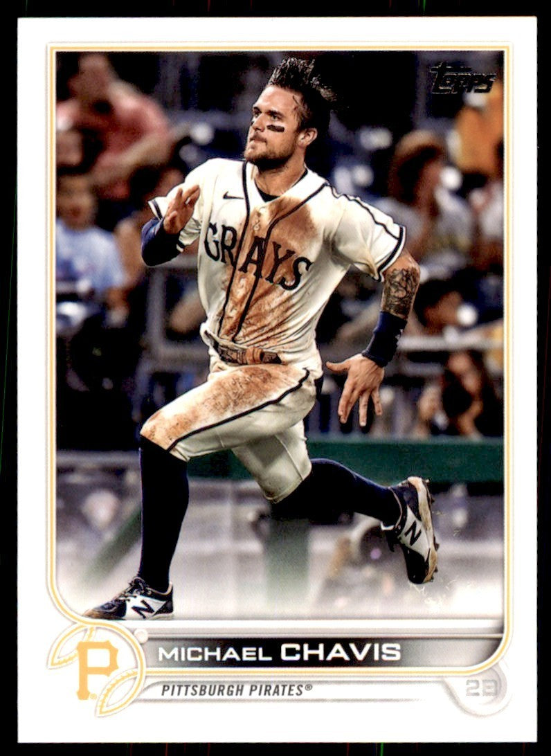 2022 TOPPS' MICHAEL CHAVIS PITTSBURGH PIRATES #365