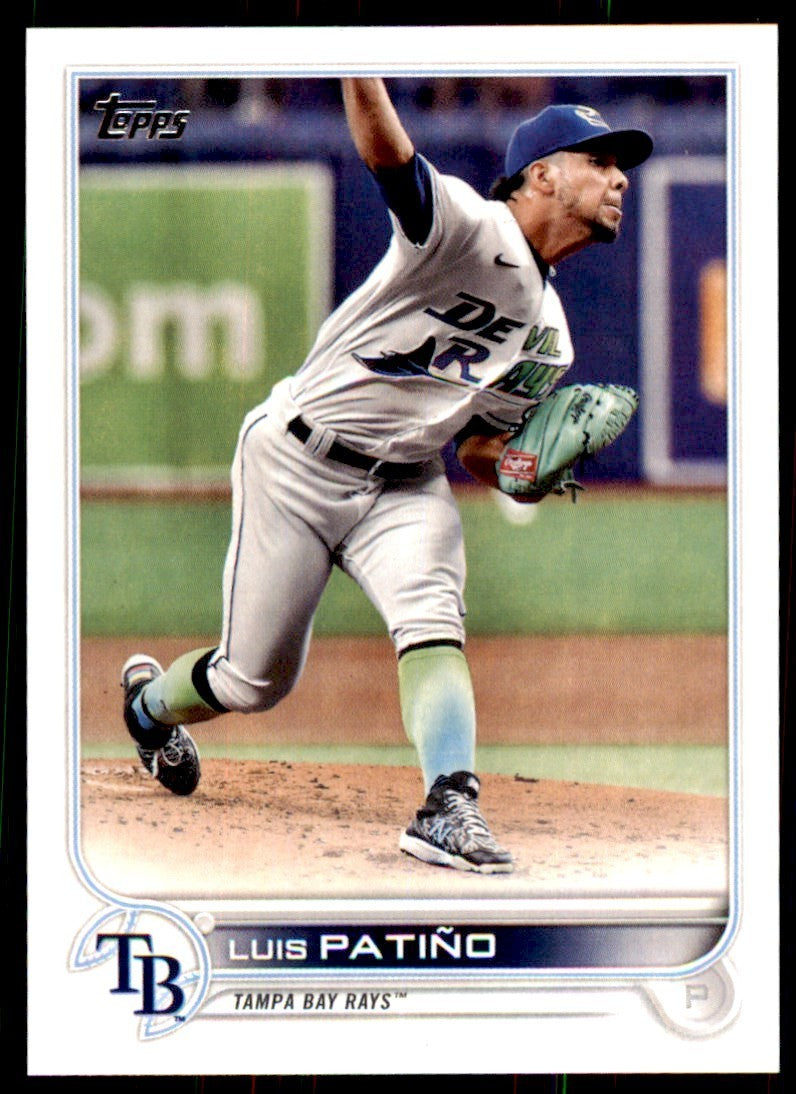 2022 TOPPS' LUIS PATIÑO TAMPA BAY RAYS #539