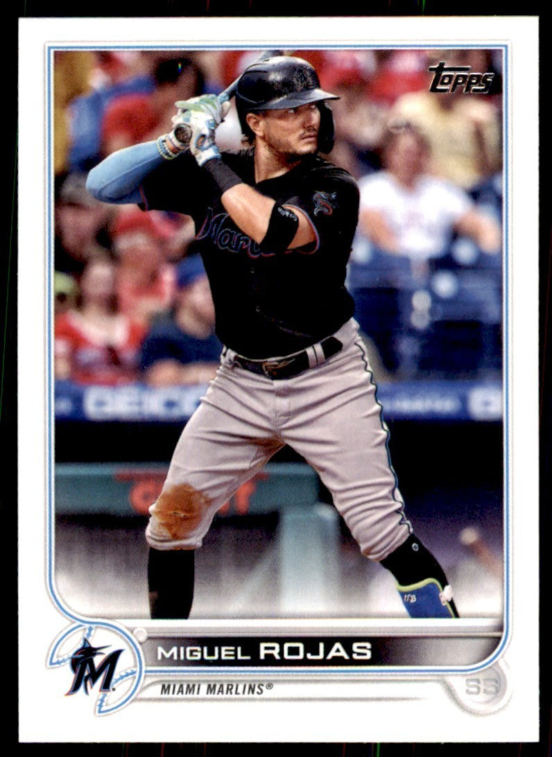 2022 TOPPS' MIGUEL ROJAS MIAMI MARLINS #544