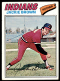 1977 TOPPS JACKIE BROWN CLEVELAND INDIANS #147