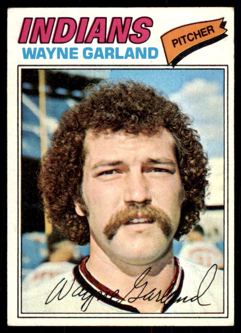 1977 TOPPS WAYNE GARLAND CLEVELAND INDIANS #33