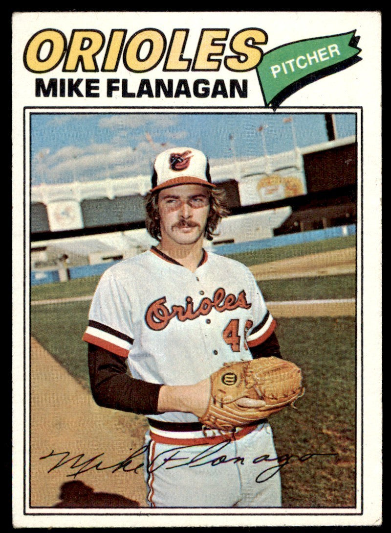 1977 TOPPS MIKE FLANAGAN BALTIMORE ORIOLES #106