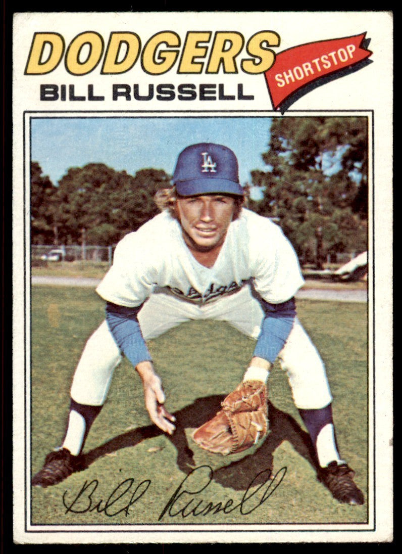 1977 TOPPS. BILL RUSSELL LOS ANGELES DODGERS #322
