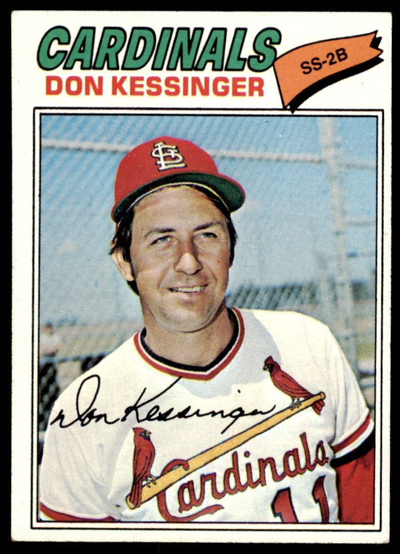 1977 TOPPS DON KESSINGER ST. LOUIS CARDINALS #229