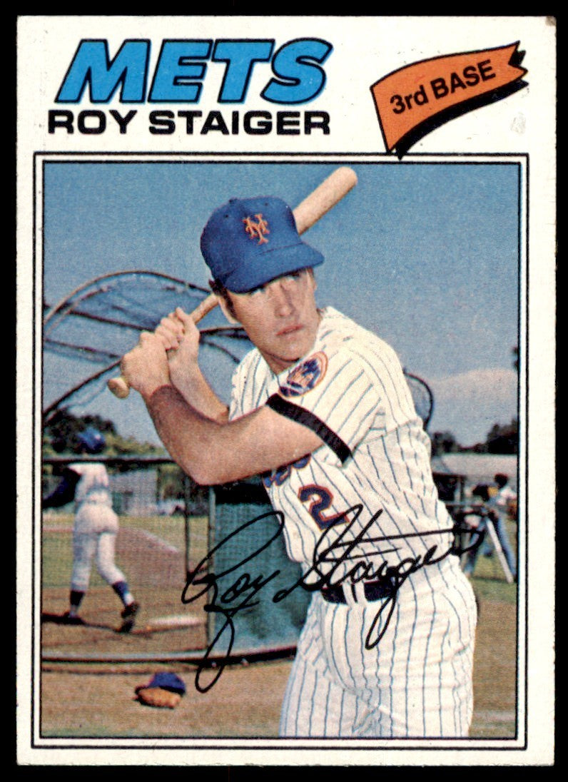 1977 TOPPS ROY STAIGER. NEW YORK METS #281
