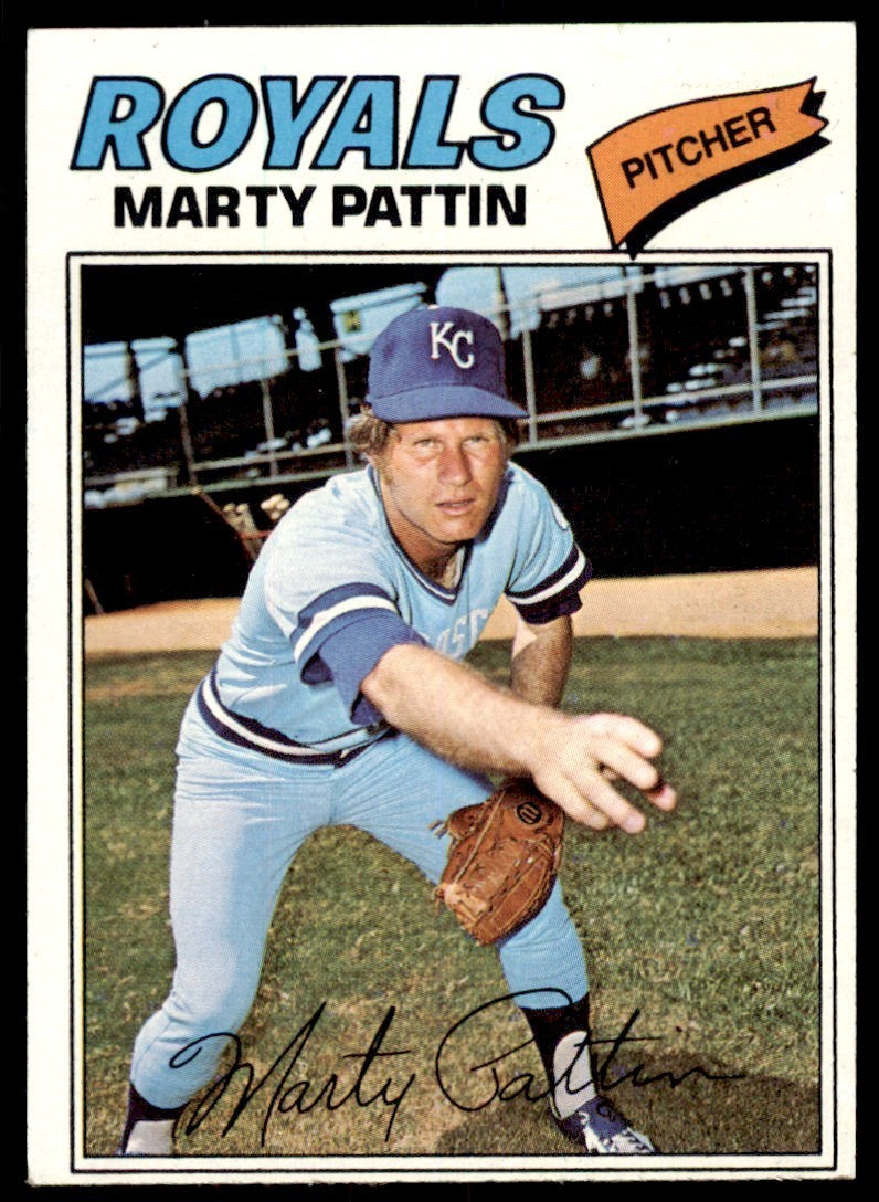 1977 TOPPS MARTY PATTIN KANSAS CITY ROYALS #658