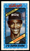 1980 KELLOGG'S XOGRAPH 3-D CLAUDELL WASHINGTON CHICAGO WHITE SOX #34