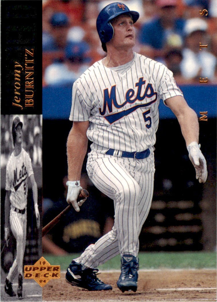 1994 UPPER DECK* JEROMY BURNITZ NEW YORK METS #190