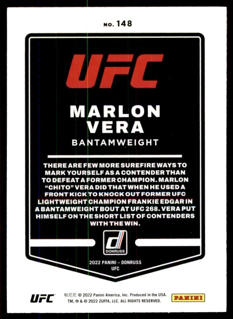 2022 DONRUSS MARLON VERA #148