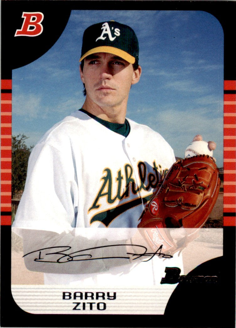 2005 BOWMAN BARRY ZITO OAKLAND ATHLETICS #26
