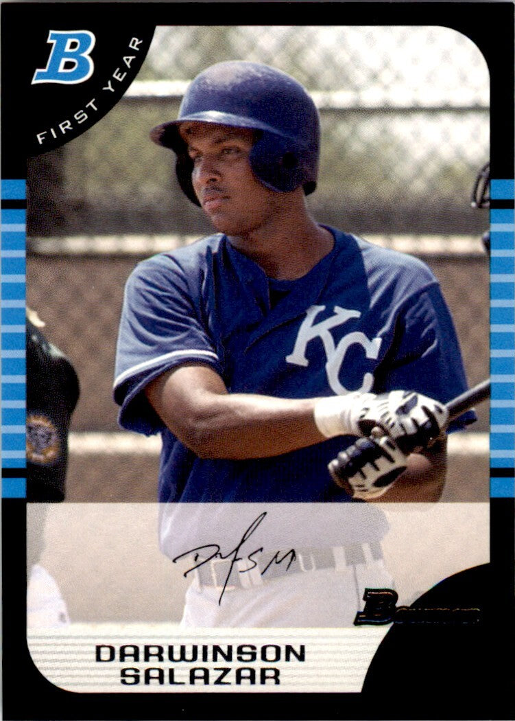 2005 BOWMAN* DARWINSON SALAZAR KANSAS CITY ROYALS #262