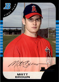 2004 BOWMAN* MATT BROWN LOS ANGELES ANGELS #302
