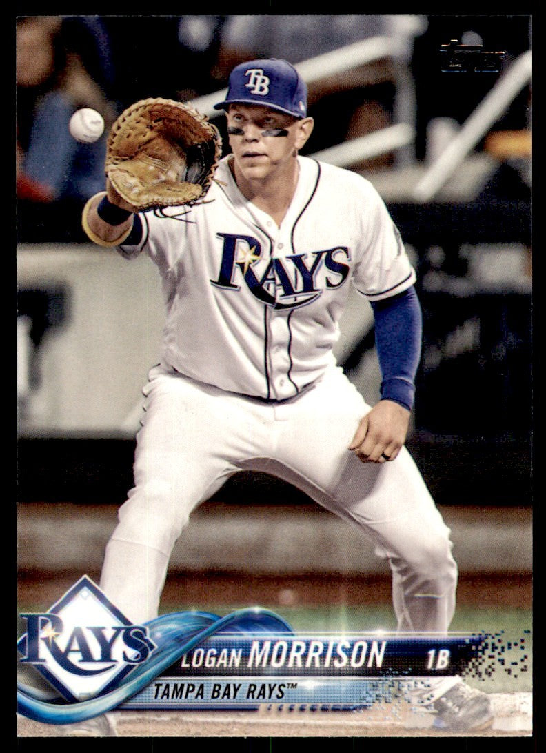 2018 TOPPS LOGAN MORRISON TAMPA BAY RAYS #477