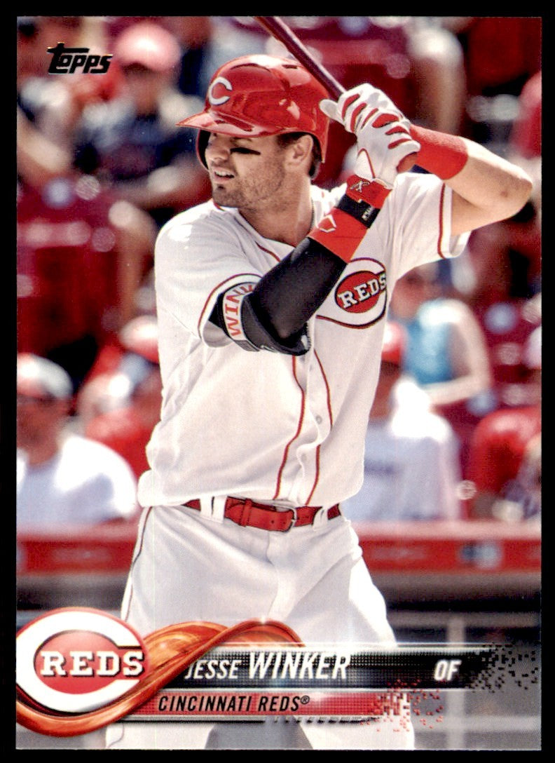 2018 TOPPS JESSE WINKER CINCINNATI REDS #581