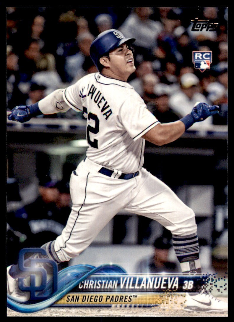 2018 TOPPS CHRISTIAN VILLANUEVA SAN DIEGO PADRES #661
