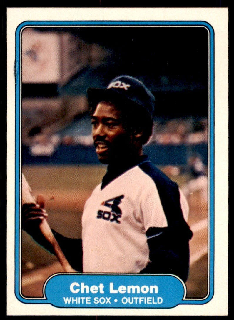 1982 FLEER CHET LEMON* CHICAGO WHITE SOX #351