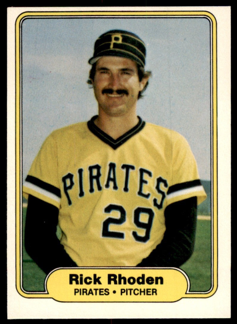 1982 FLEER RICK RHODEN PITTSBURGH PIRATES #493