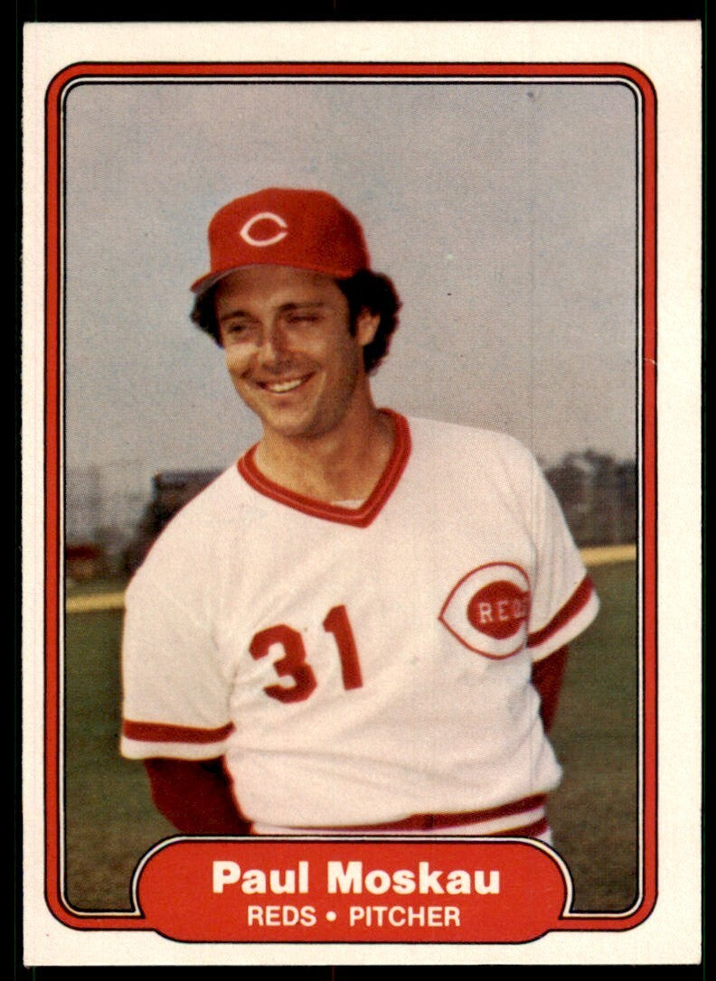 1982 FLEER PAUL MOSKAU CINCINNATI REDS #76