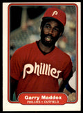 1982 FLEER GARRY MADDOX PHILADELPHIA PHILLIES #248