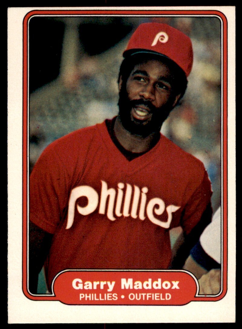 1982 FLEER GARRY MADDOX PHILADELPHIA PHILLIES #248