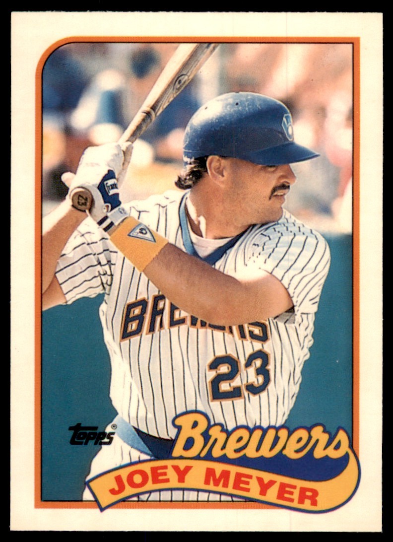 1989 Topps Tiffany Joey Meyer Milwaukee Brewers #136