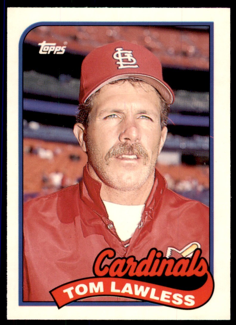 1989 Topps Tiffany Tom Lawless St. Louis Cardinals #312