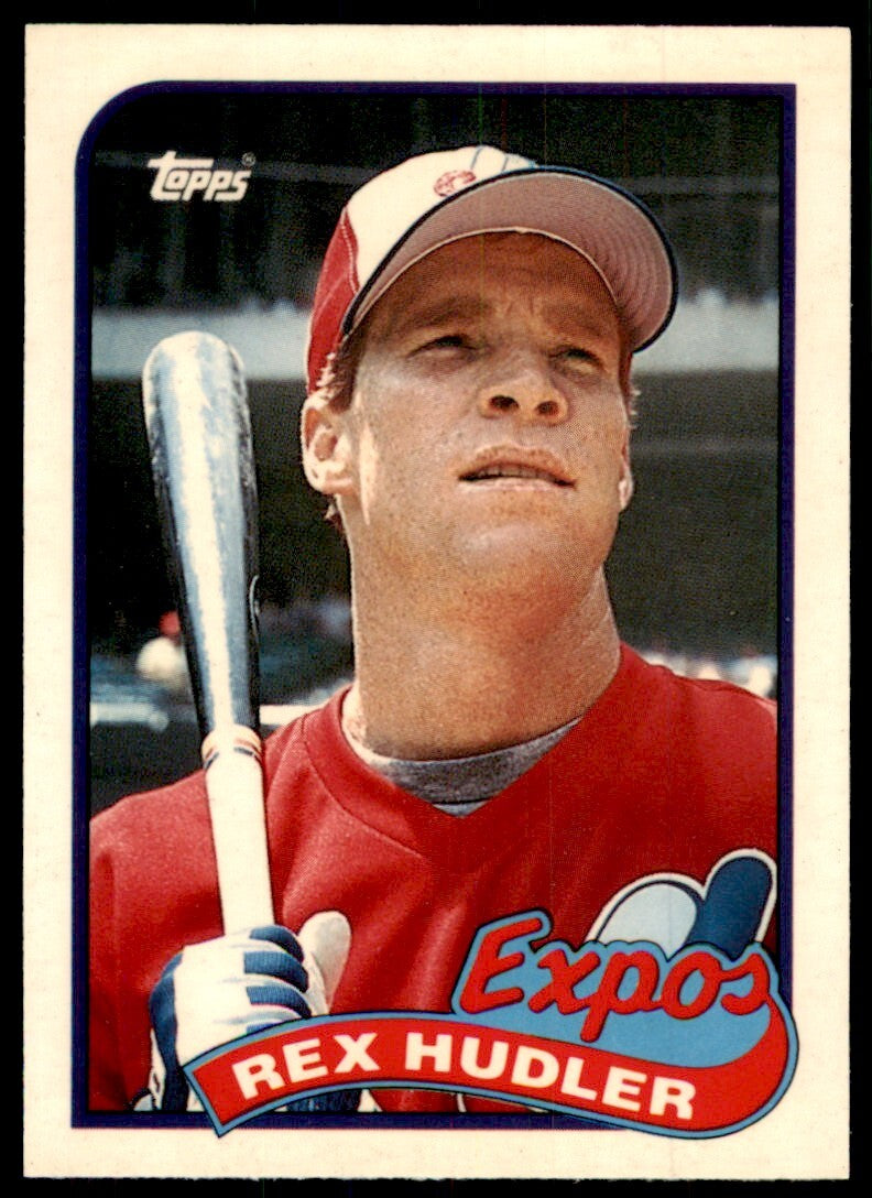 1989 Topps Tiffany Rex Hudler Montreal Expos #346