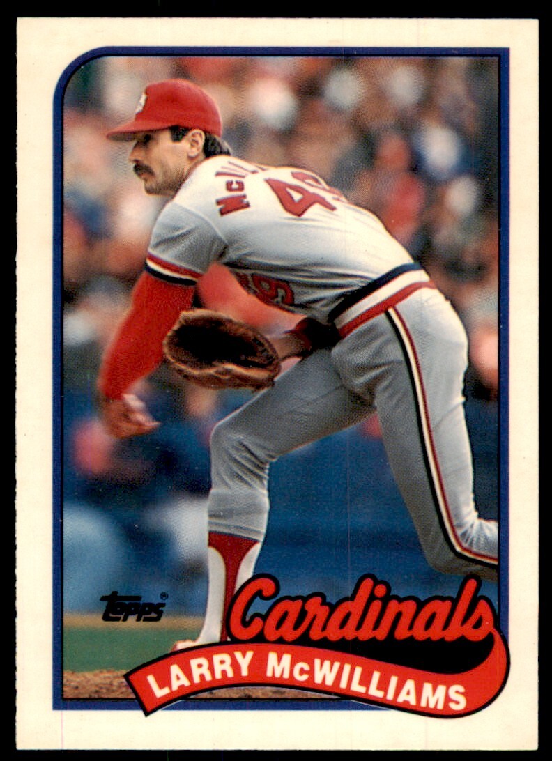 1989 Topps Tiffany Larry McWilliams St. Louis Cardinals #259