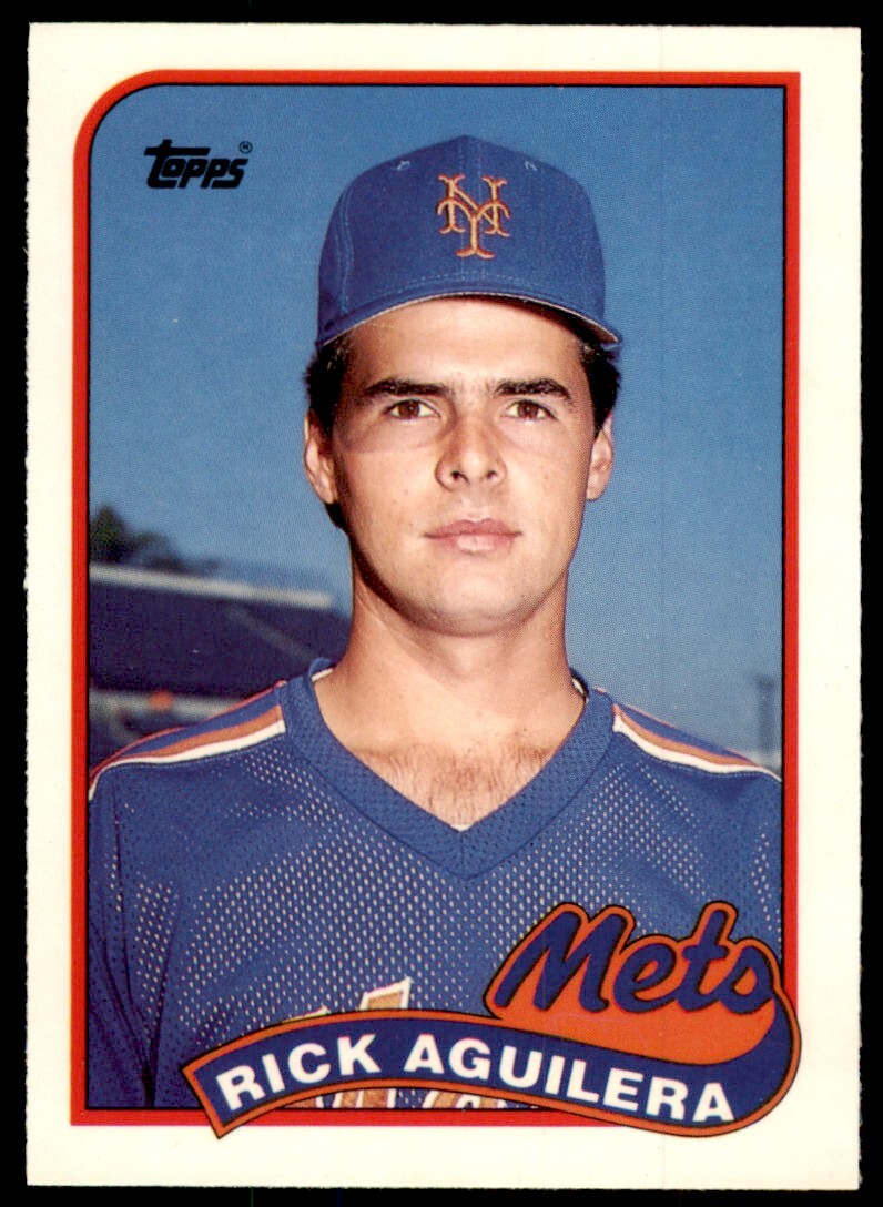 1989 Topps Tiffany Rick Aguilera New York Mets #257
