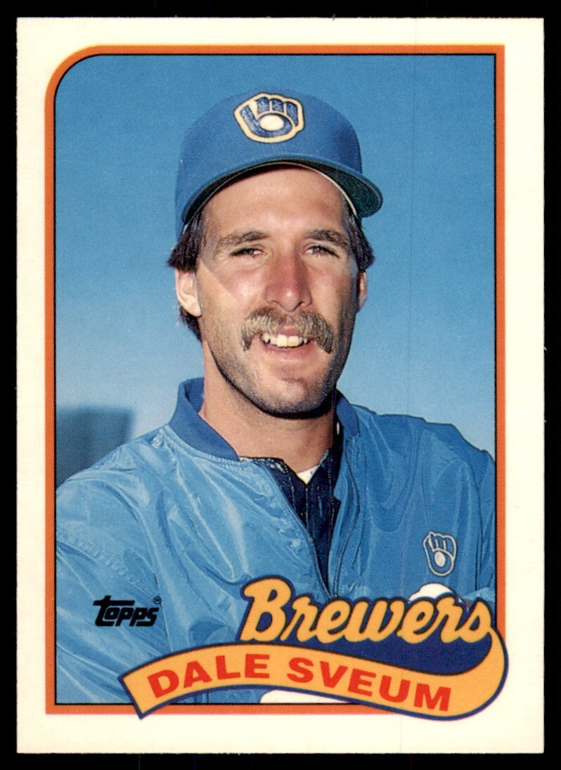 1989 Topps Tiffany Dale Sveum Milwaukee Brewers #12