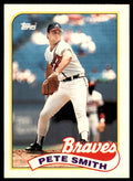 1989 Topps Tiffany Pete Smith Atlanta Braves #537