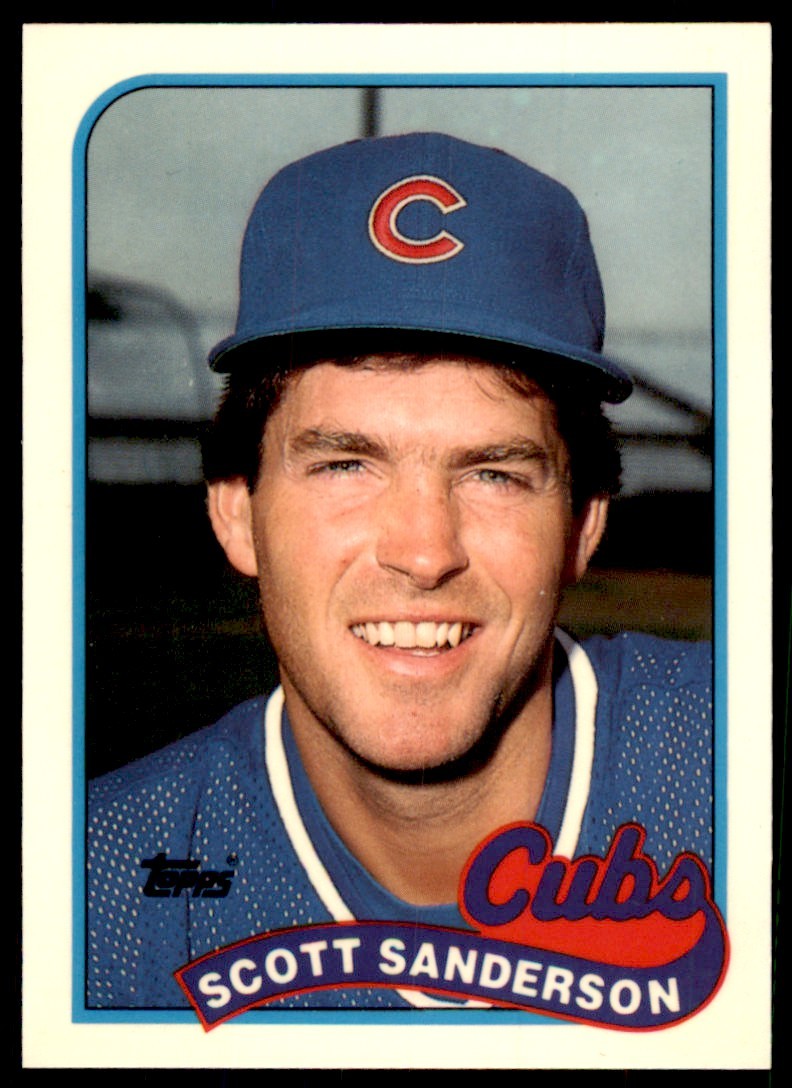 1989 Topps Tiffany Scott Sanderson Chicago Cubs #212