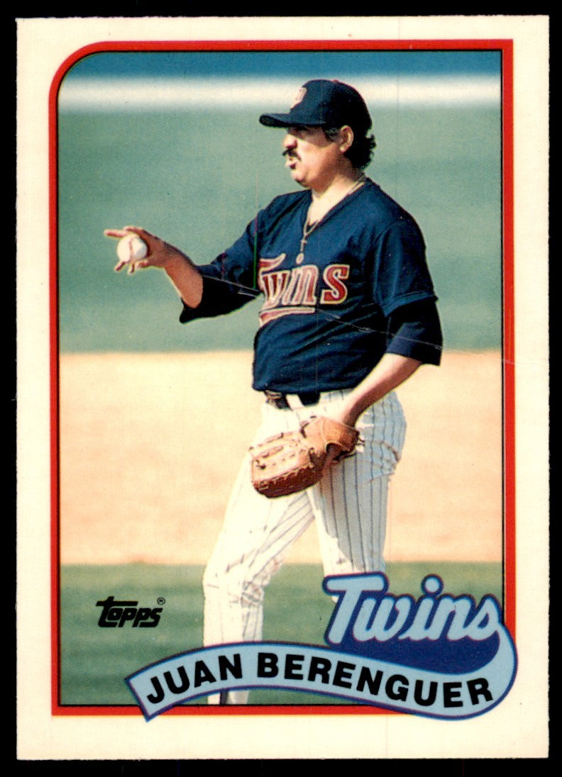 1989 Topps Tiffany Juan Berenguer Minnesota Twins #294