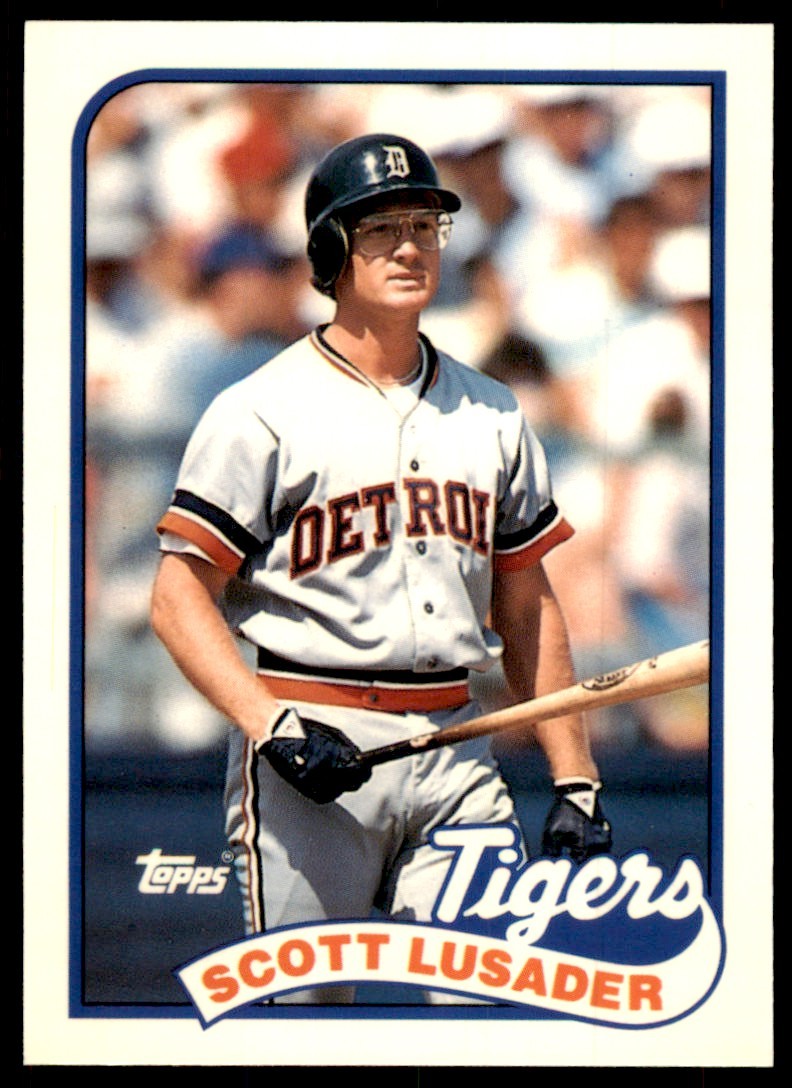 1989 Topps Tiffany Scott Lusader Detroit Tigers #487