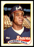 1989 Topps Tiffany Albert Hall Atlanta Braves #433