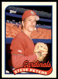 1989 Topps Tiffany Steve Peters St. Louis Cardinals #482