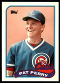 1989 Topps Tiffany Pat Perry Chicago Cubs #186